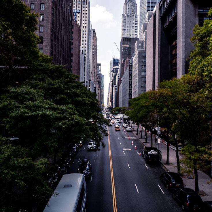 City skyline in New York, United States
